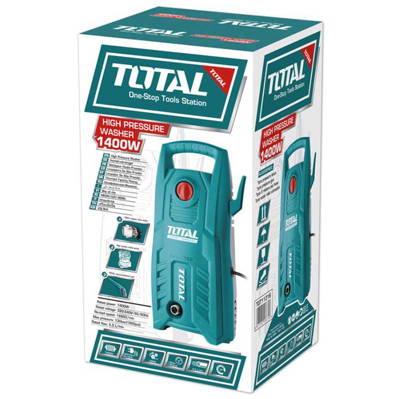 TOTAL ΠΛΥΣΤΙΚΟ ΜΗΧΑΝΗΜΑ ΝΕΡΟΥ 1.400W (TGT11316) - Image 2