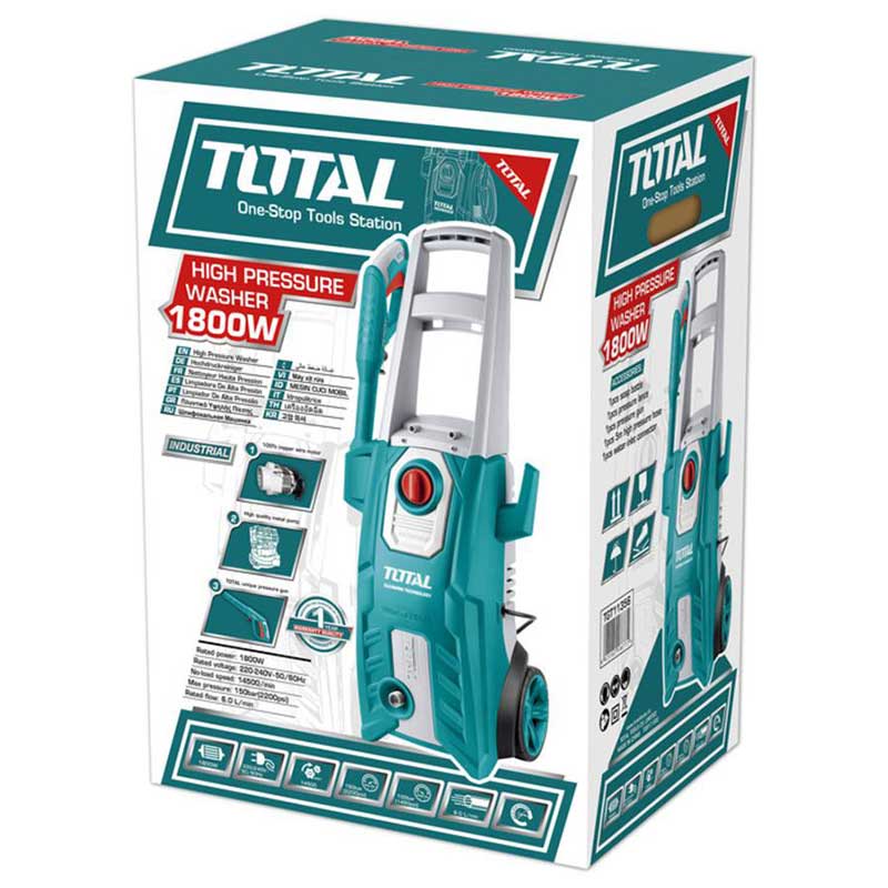 TOTAL ΠΛΥΣΤΙΚΟ ΜΗΧΑΝΗΜΑ ΝΕΡΟΥ 1.800W (TGT11356) - Image 2