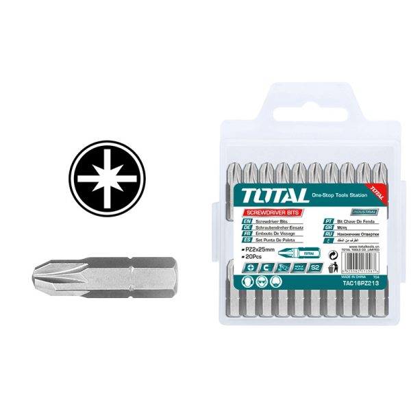 TOTAL ΜΥΤΕΣ ΣΤΑΥΡΟΥ ΜΑΓΝΗΤΙΚΕΣ ΡZ2 25mm 20ΤΕΜ (TAC16PZ213)