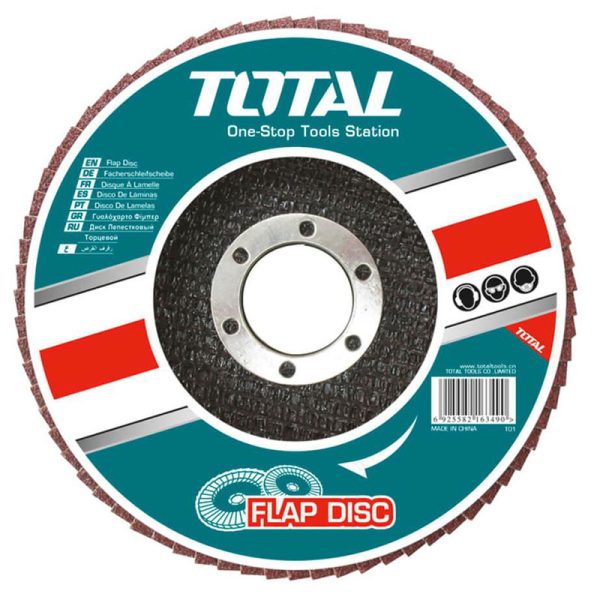 TOTAL ΠΟΛΥΠΤΕΡΟ ΓΥΑΛΙΣΜΑΤΟΣ ΜΕΤΑΛΛΟΥ / ΙΝΟΧ 115mm P40 (TAC631151)