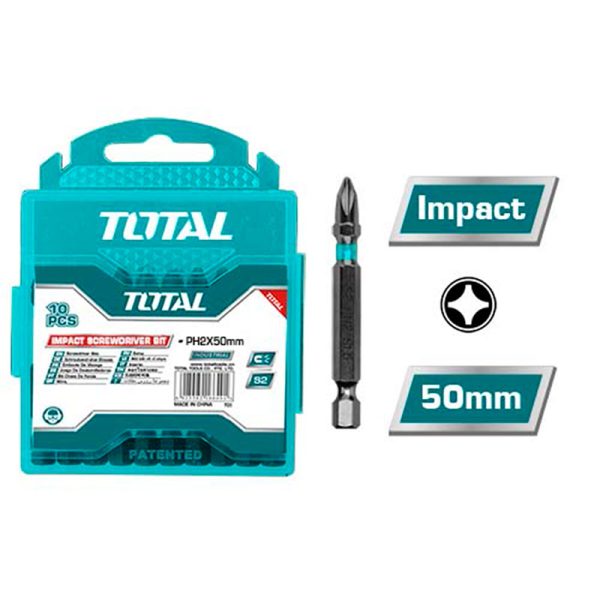 TOTAL ΜΥΤΕΣ ΜΑΓΝΗΤΙΚΕΣ ΜΑΥΡΕΣ ΡH2 50mm 10ΤΕΜ (TACIM16PH223)
