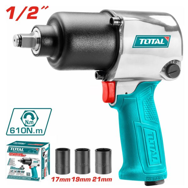 TOTAL ΑΕΡΟΚΛΕΙΔΟ 1/2″ – 610Nm (TAT40122)