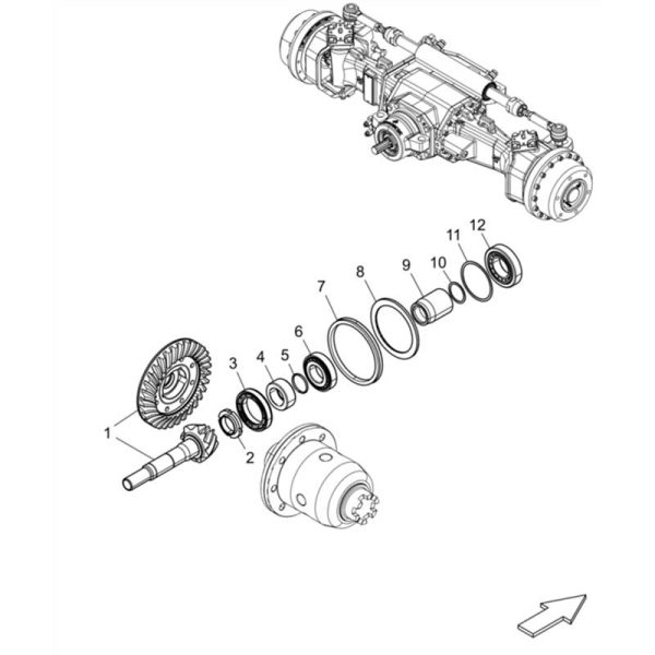 LANDINI ΡΟΥΛΕΜΑΝ-ΜΕΣΑΙΑ ΤΡΙΒΗ ΑΞΟΝΑ 4WD ADVANTAGE-REX