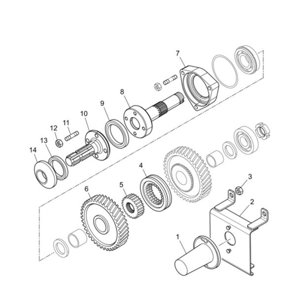 LANDINI ΤΣΙΜΟΥΧΑ PTO CMAX, POWERFARM MECH. ADVANTAGE,REX,REX TIER