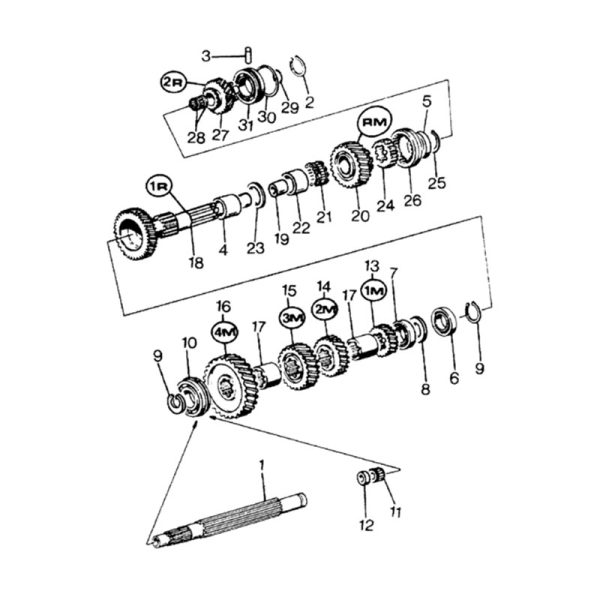 LANDINI  ΤΣΙΜΟΥΧΑ ΠΡΙΖΝΤΙΡΕΚΤ(FBT),ΠΙΣΩ (25x32x4) ADVANTAGE,REX,REX TIER,TREKKER