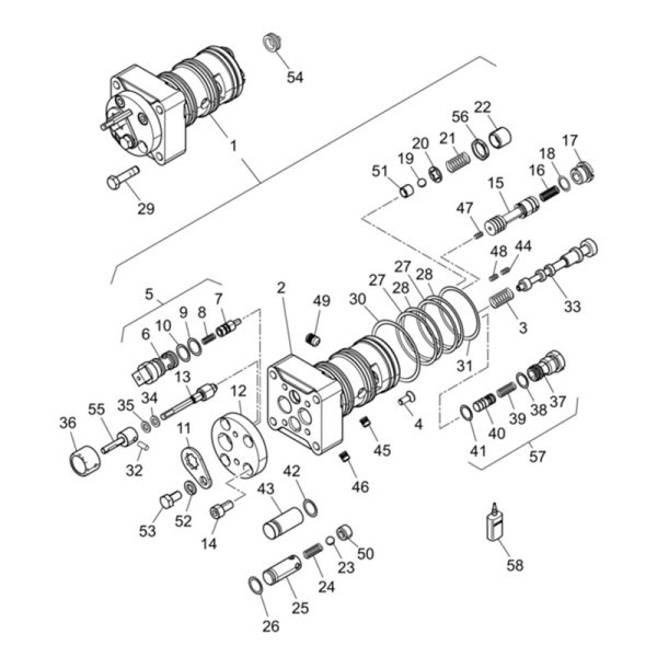LANDINI ORING ΥΔΡΑΥΛΙΚΟΥ & ΚΟΠΛΕΡ  ADVANTAGE,REX,REX TIER,TREKKER