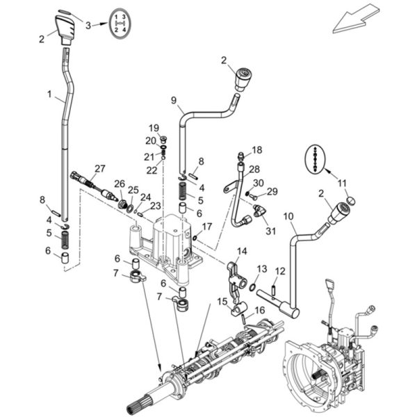 LANDINI ΒΑΛΒΙΔΑ PTO ΝΕΚΡΟ MISTRAL,REX3