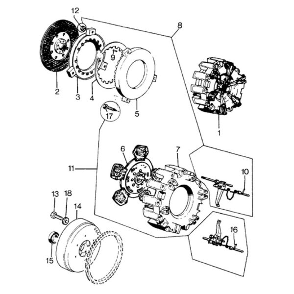 LANDINI ΚΟΚΟΡΑΚΙΑ PTO KIT ADVANTAGE,REX TIER,TREKKER