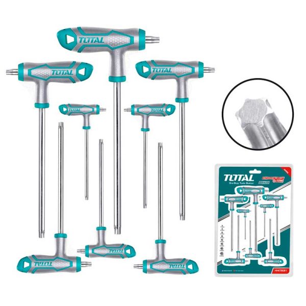 TOTAL ΕΠΑΓΓ. ΣΕΤ ΤΑΦ TORX 8ΤΕΜ Τ10-Τ50 (THHW80836)