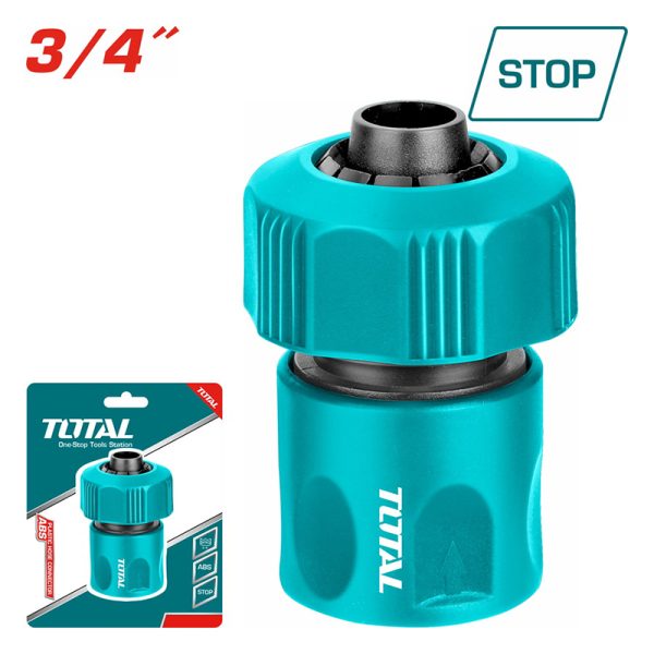 TOTAL ΤΑΧΥΣΥΝΔΕΣΜΟΣ ΜΕ ΒΑΛΒΙΔΑ STOP 3/4″ (THHCS63402)