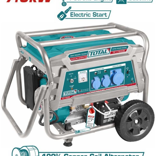 TOTAL ΗΛΕΚΤΡΟΓΕΝΝΗΤΡΙΑ ΒΕΝΖΙΝΗΣ 7.500W (TP175006)