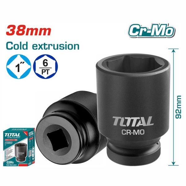 TOTAL ΕΠΑΓΓ. ΚΑΡΥΔΑΚΙ ΑΕΡΟΣ ΜΑΥΡO ΕΞΑΓΩΝO 1″ – 38mm (THHISD0138L)