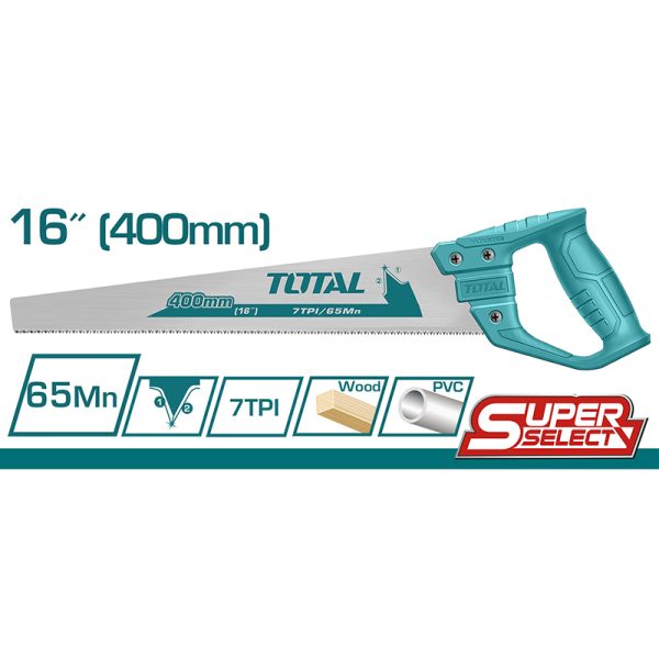 TOTAL ΣΕΓΑΤΣΑ ΞΥΛΟΥ – ΠΛΑΣΤΙΚΩΝ 16″ / 400mm SUPER SELECT (THT551663D)