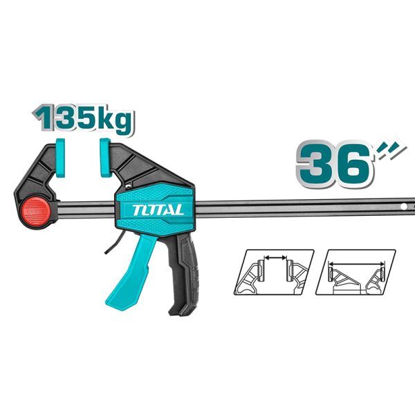 TOTAL ΕΠΑΓΓ. ΣΦΙΓΚΤΗΡΑΣ ΜΑΡΑΓΚΩΝ ΑΥΤΟΜΑΤΟΣ 36″ / 80X900mm (THT1346803)