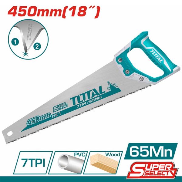 TOTAL ΣΕΓΑΤΣΑ ΞΥΛΟΥ & ΠΛΑΣΤΙΚΩΝ 18″ / 450mm SUPER SELECT (THT55450)