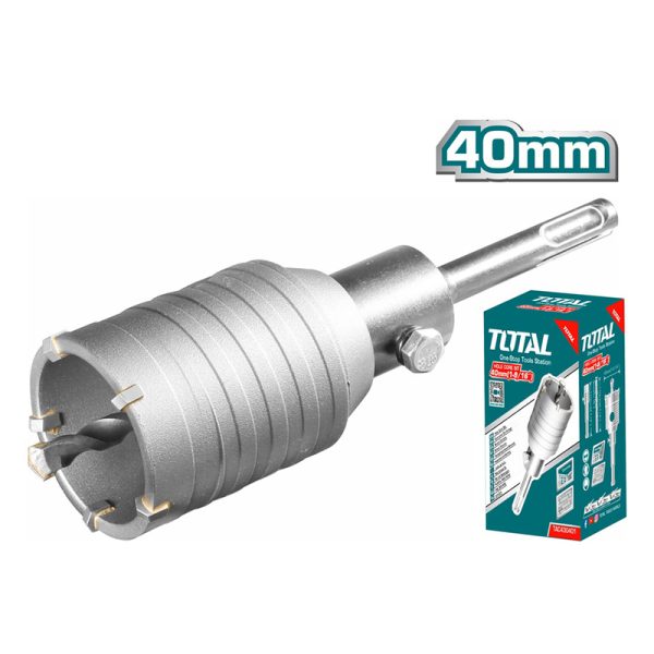 TOTAL ΔΙΑΜΑΝΤΟΚΟΡΩΝΑ ΜΠΕΤΟΥ SDS – PLUS 40mm (TAC430401)