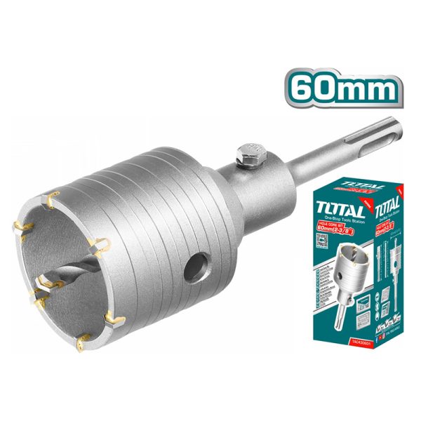 TOTAL ΔΙΑΜΑΝΤΟΚΟΡΩΝΑ ΜΠΕΤΟΥ SDS – PLUS 60mm (TAC430601)