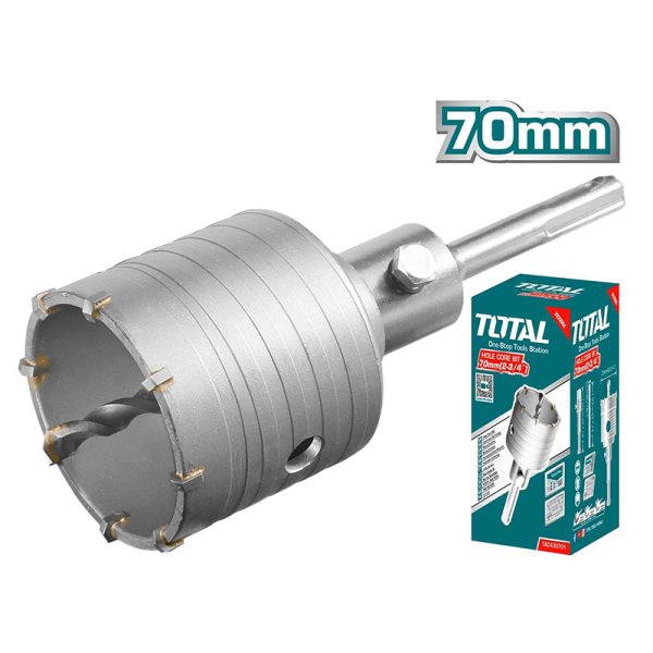 TOTAL ΔΙΑΜΑΝΤΟΚΟΡΩΝΑ ΜΠΕΤΟΥ SDS – PLUS 70mm (TAC430701)