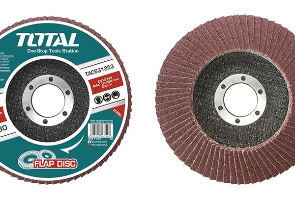 TOTAL ΠΟΛΥΠΤΕΡΟ ΓΥΑΛΙΣΜΑΤΟΣ ΜΕΤΑΛΛΟΥ / ΙΝΟΧ 125mm P80 (TAC631253)