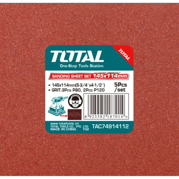 TOTAL ΣΕΤ ΓΥΑΛΟΧΑΡΤΑ 5τεμ ΓΙΑ TF2231106 (TAC74914112)