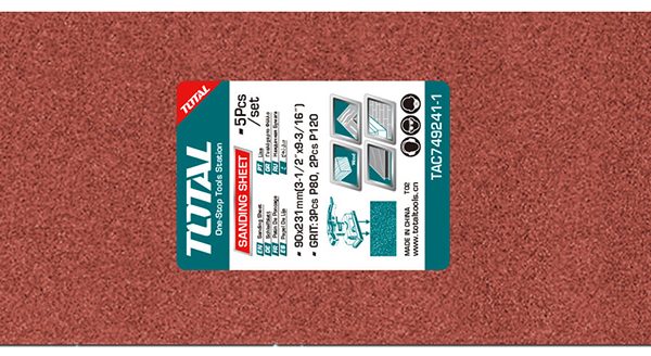 TOTAL ΣΕΤ ΓΥΑΛΟΧΑΡΤΑ 5τεμ ΓΙΑ TF1301826 (TAC749241-1)