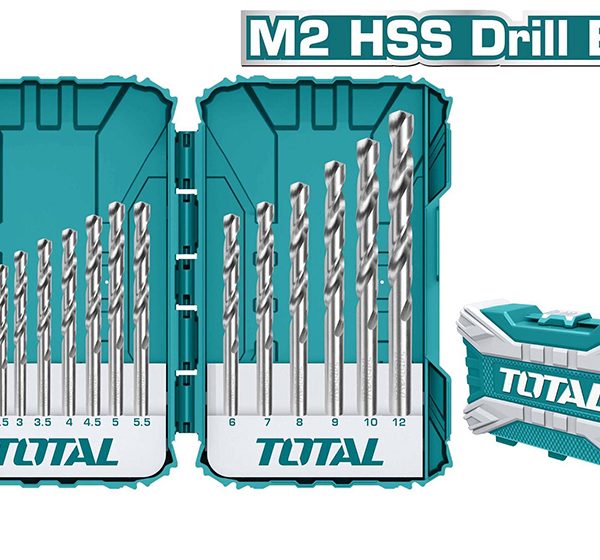 TOTAL ΣΕΤ ΤΡΥΠΑΝΙΑ HSS M2 15ΤΕΜ (TACSDL51502)