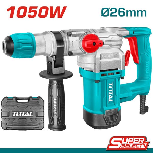 TOTAL ΠΙΣΤΟΛΕΤΟ ΣΚΑΠΤΙΚΟ – ΠΕΡΙΣΤΡ. SDS-PLUS 1.050W (TH110266)