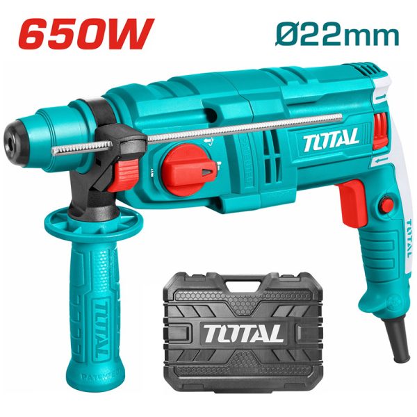 TOTAL ΠΙΣΤΟΛΕΤΟ ΠΕΡΙΣΤΡ. – ΣΚΑΠΤΙΚΟ SDS-PLUS 650W (TH306236)