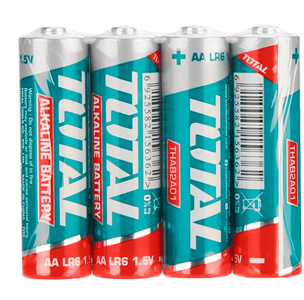 TOTAL ΑΛΚΑΛΙΚΕΣ ΜΠΑΤΑΡΙΕΣ 1.5V LR6 AA 4ΤΕΜ (THAB2A01)