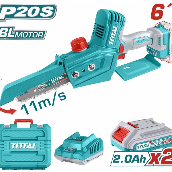 ΕΠΑΓΓ. ΑΛΥΣΟΠΡΙΟΝΟ ΚΛΑΔ ΜΠΑΤ. Li-ion 20V / 2Ah / 2 ΜΠΑΤ ΣΕ ΒΑΛΙΤΣΑ BL Motor